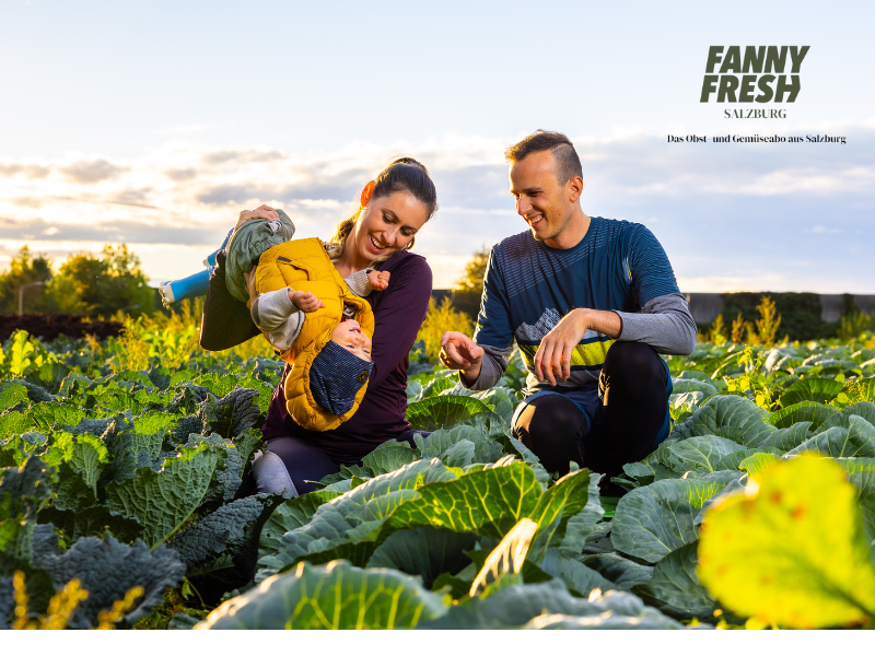 Family am Feld