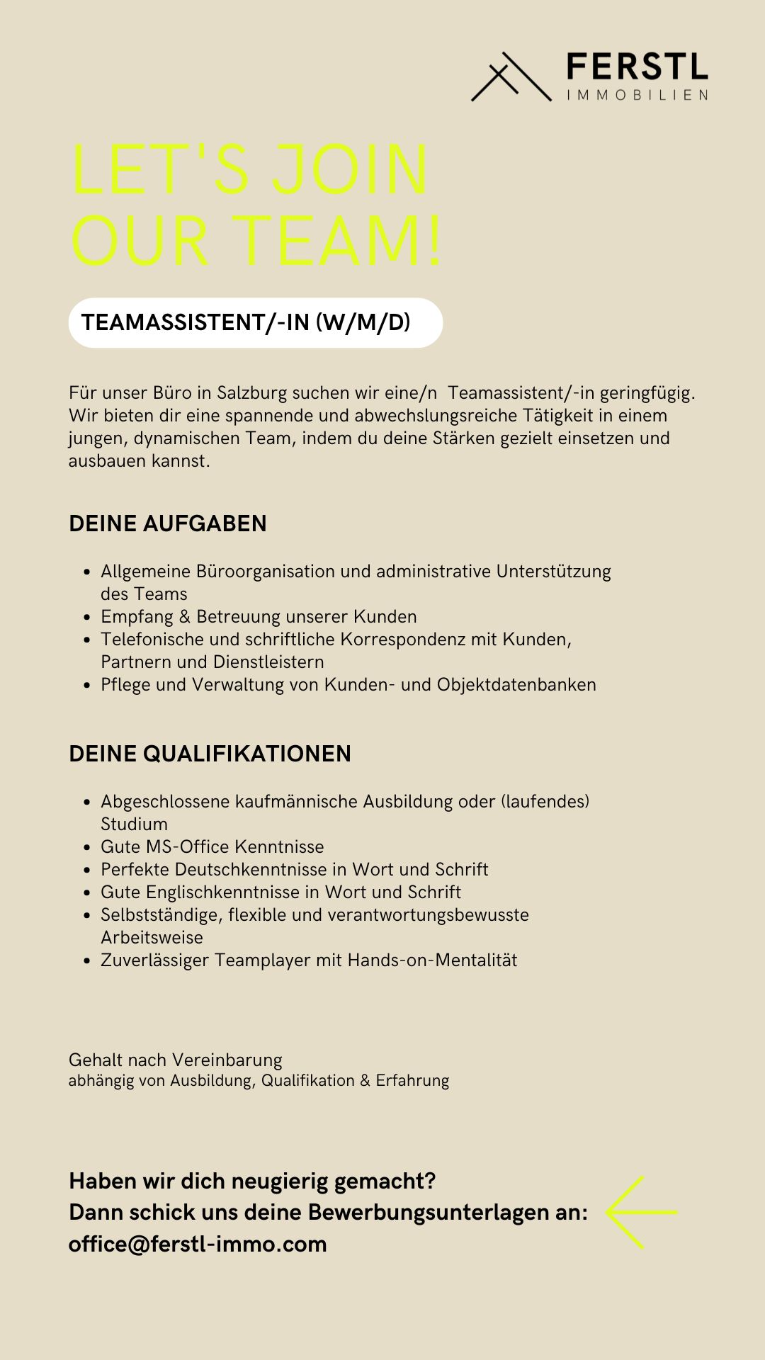 Black White Minimalist Job Vacancy Instagram Story