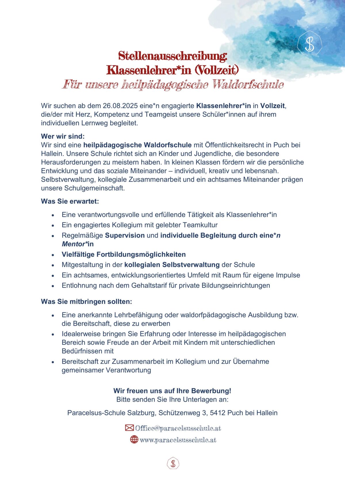 Stellenauschreibung 25-26 Design 2