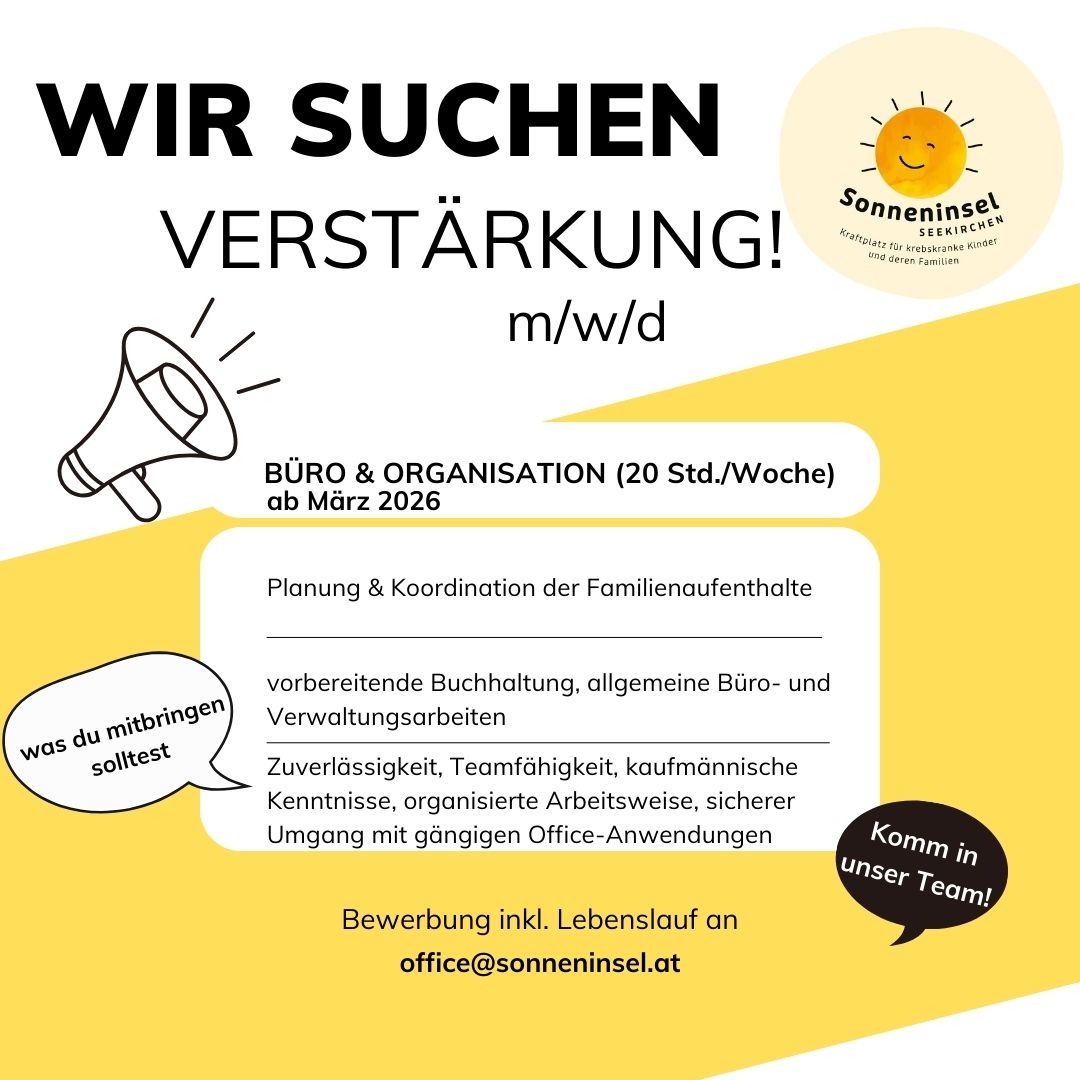 Inserat Bürostelle Sonneninsel