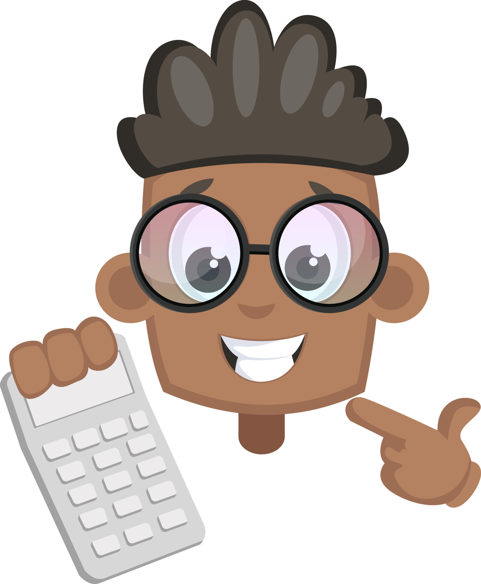 boy-holding-calculator-illustration-on-white-background-free-vector