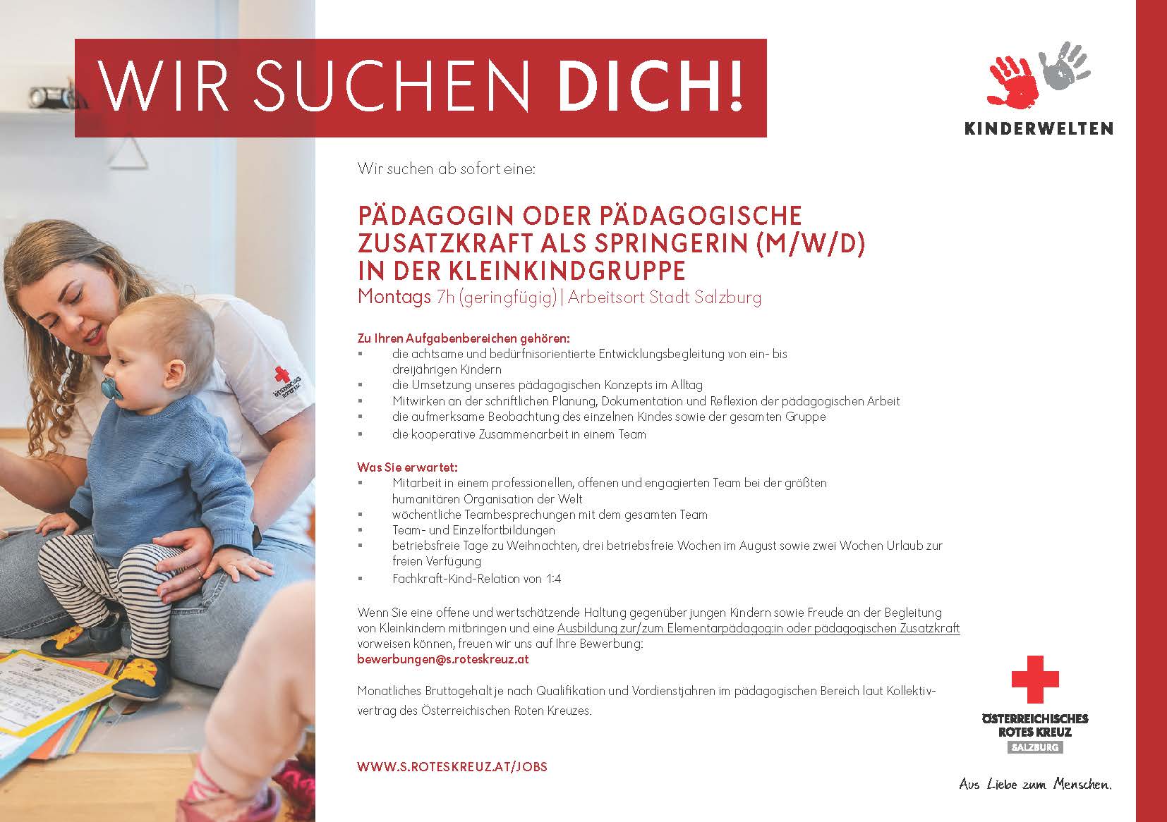 26-02-02_Stellenausschreibung_Springerin_Kleinkindgruppe