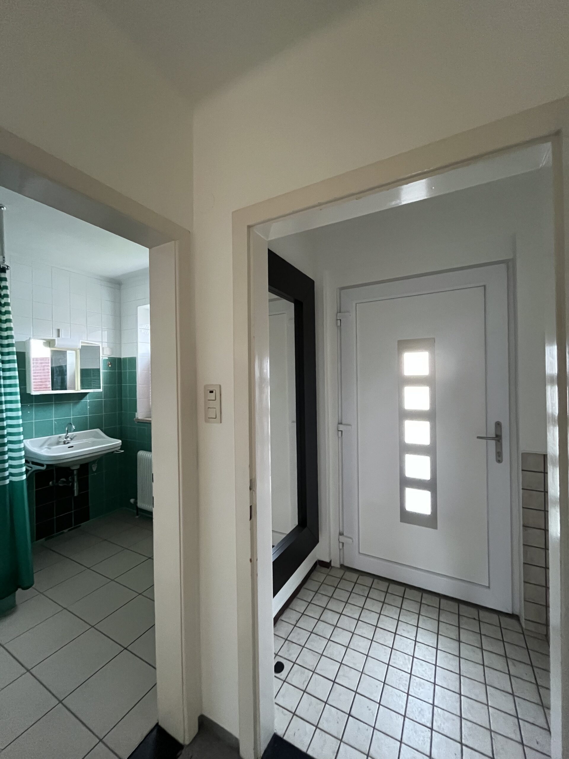 Eingangstür und Bad Erdgeschoss