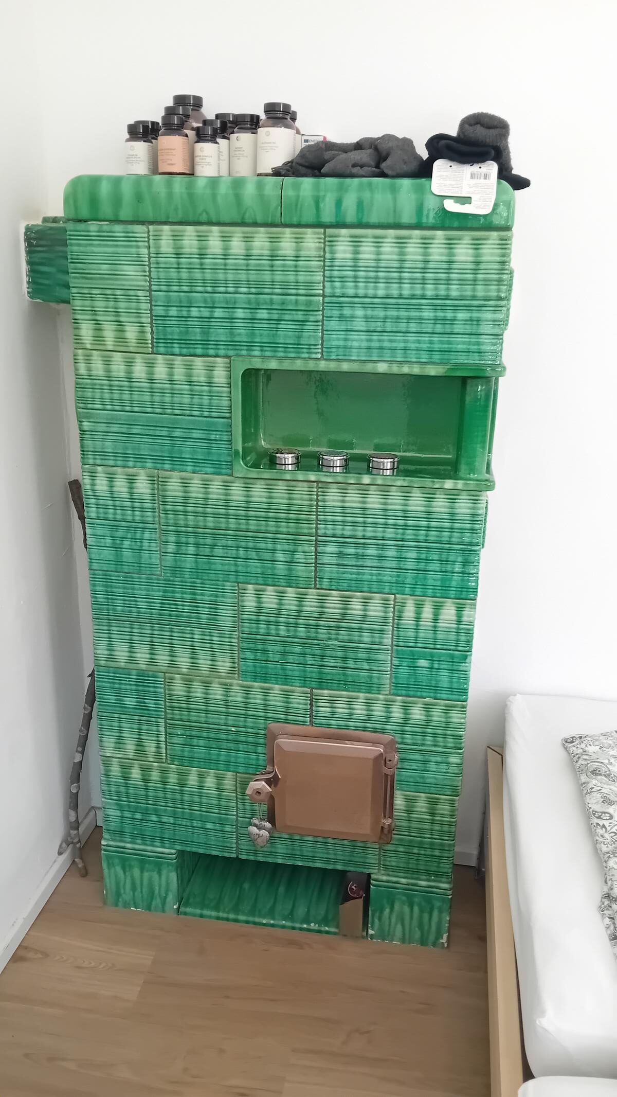 Ofen (gibt ne Heizung)