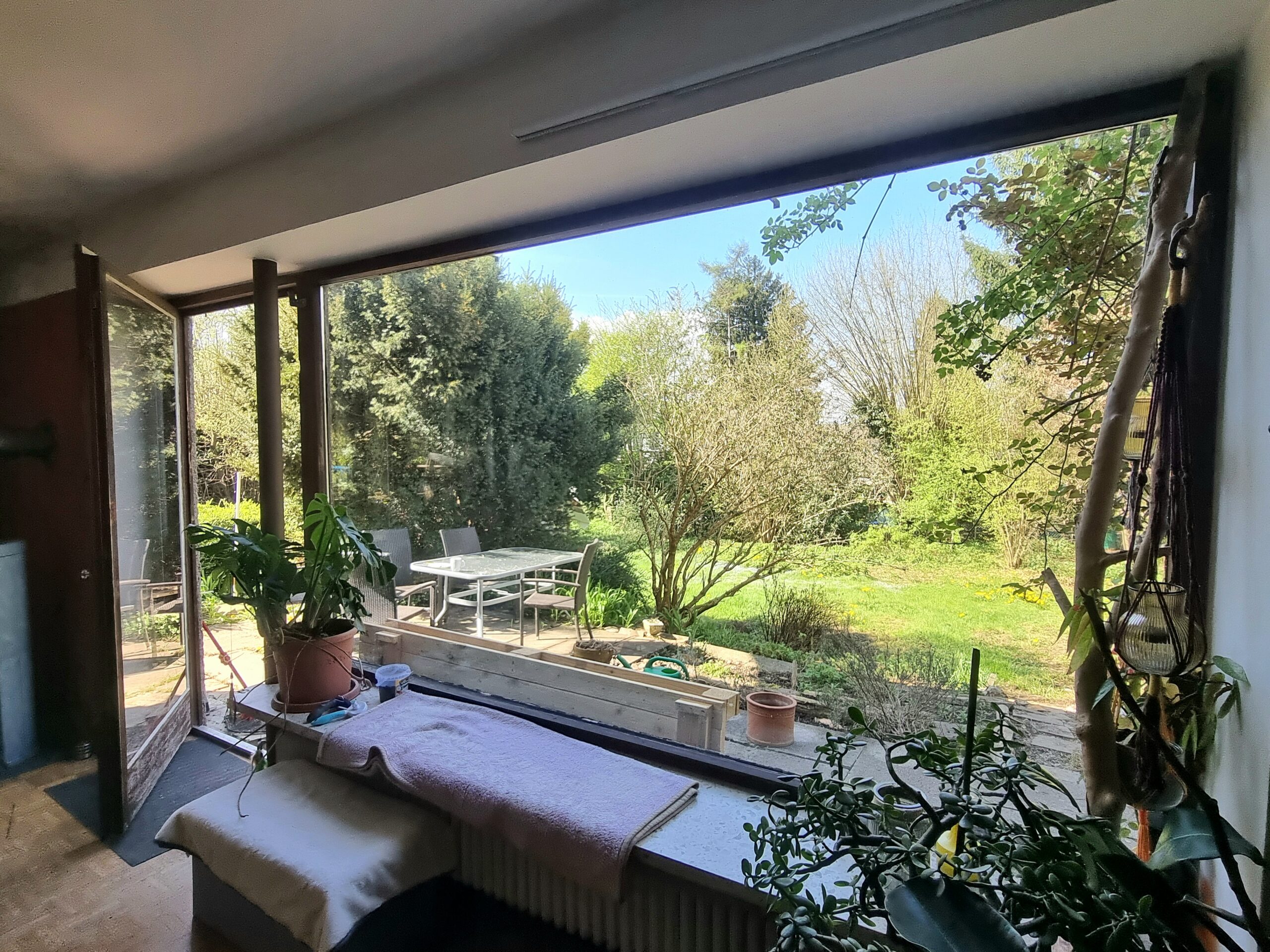 Blick auf den Garten