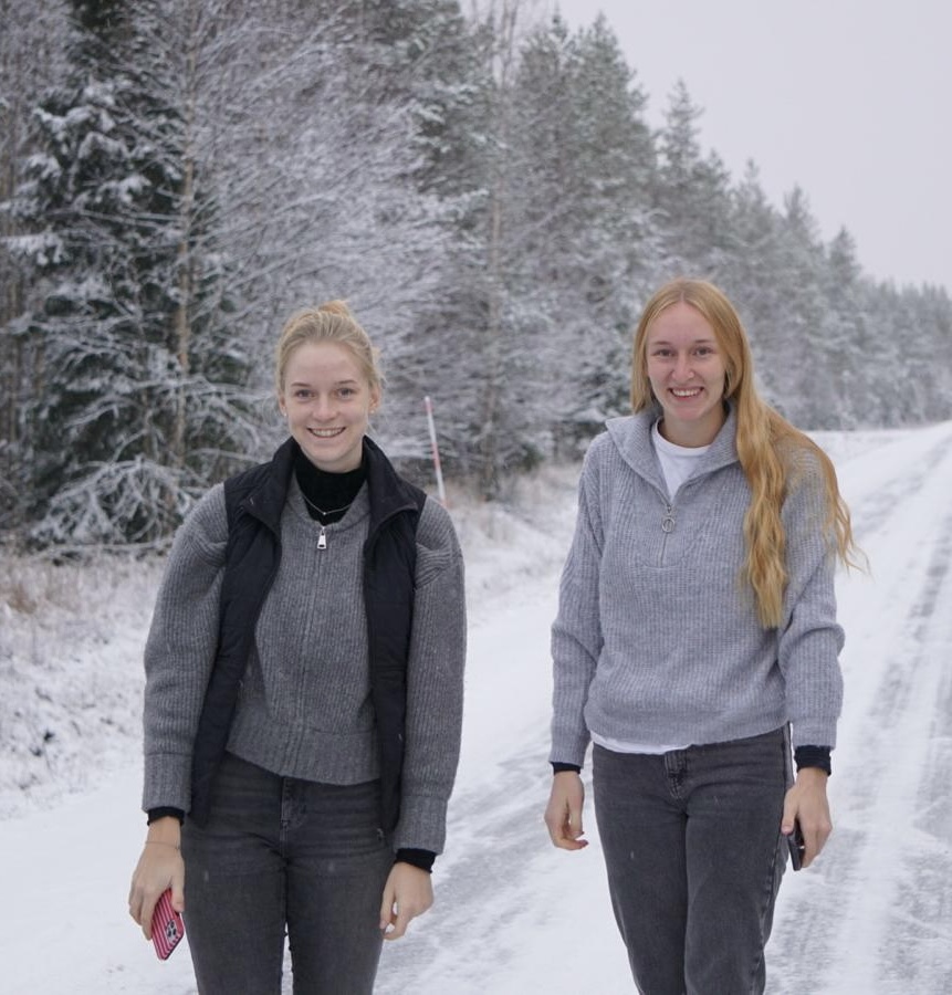 Wir zwei in Lappland