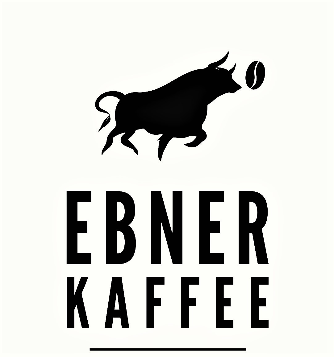 LOGO Ebner Kaffee Stier mit Schriftzug