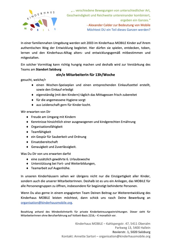 2608_Ausschreibung Köchin