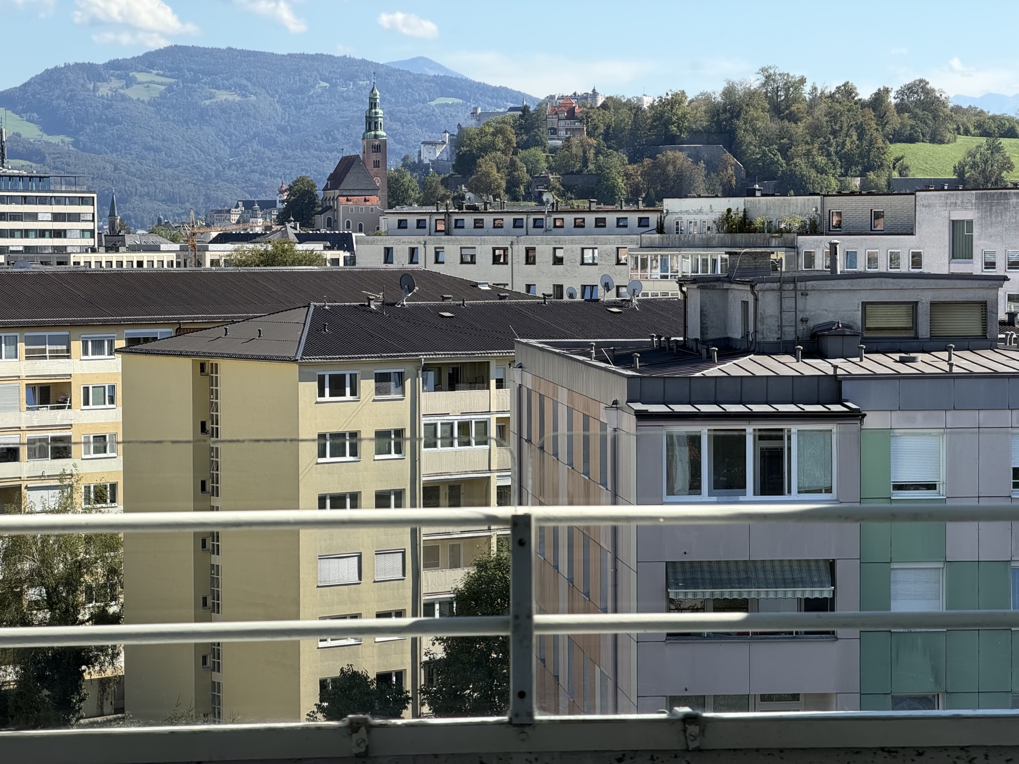 Weitblick vom Balkon