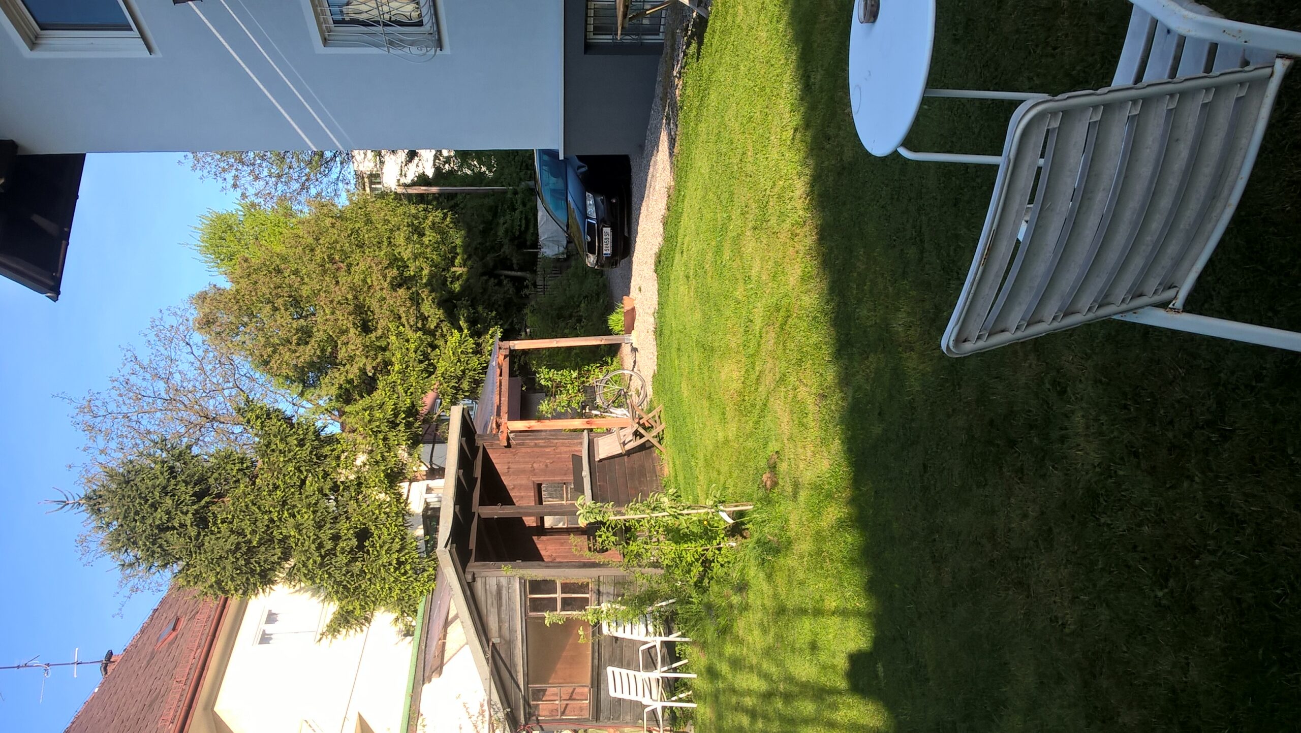 Garten RADabstell Parkplatz