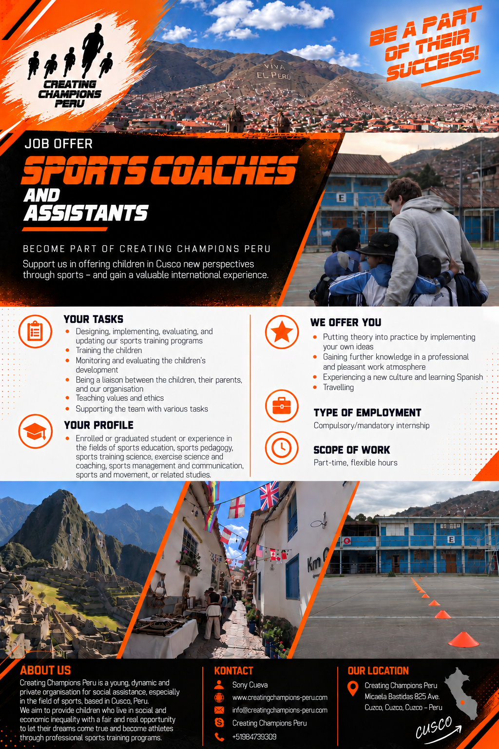 Job offer_sportscoach